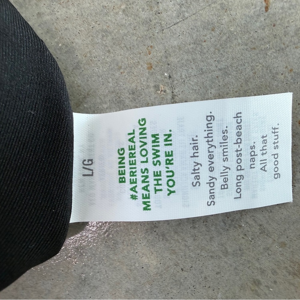 Aerie Black One-Piece Cheeky Swimsuit - Picture 7 of 8